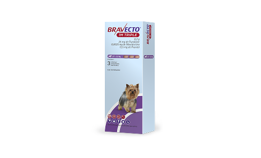 Bravecto 1M Triple (1.27 - 2.5 Kg)